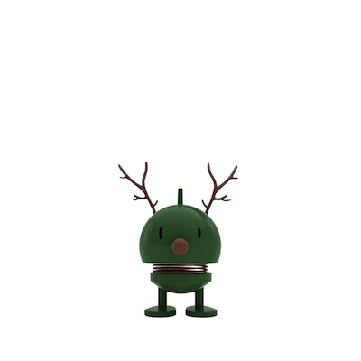 Hoptimist Reindeer Bumble XS figur grøn H 6,9 cm