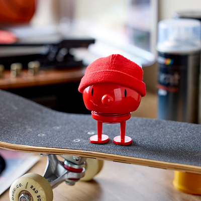 Hoptimist Hipster Bumble figur M rød