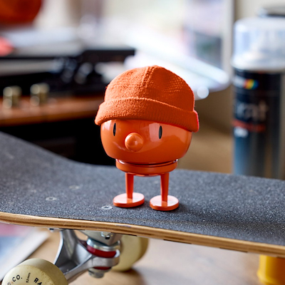 Hoptimist Hipster Bumble figur M orange