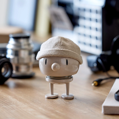 Hoptimist Hipster Bumble figur M latte