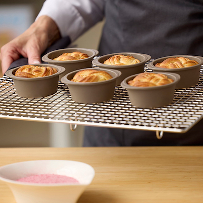 Blomsterbergs muffinform silikone latte 6 stk.