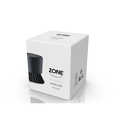 Zone Singles grydebørste sort H 6,4 cm