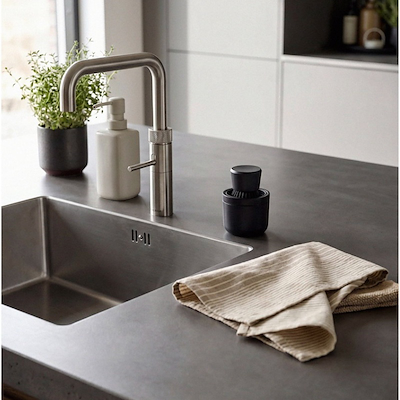 Zone Singles grydebørste sort H 6,4 cm