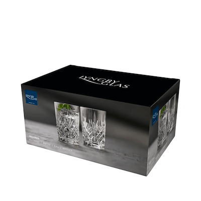 Lyngby Glas Melodia vandglas klar glas 6 stk. 25 cl