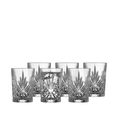 Lyngby Glas Melodia vandglas klar glas 6 stk. 25 cl