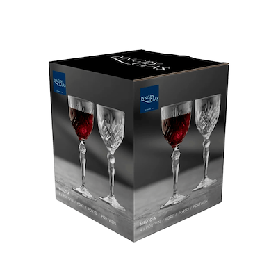 Lyngby Glas Melodia portvinsglas 4 stk. 14 cl