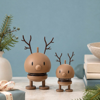 Hoptimist Soft Reindeer Bumble XS/S figur sæt choko