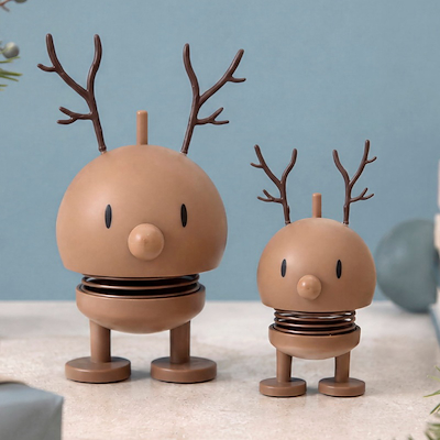 Hoptimist Soft Reindeer Bumble XS/S figur sæt choko