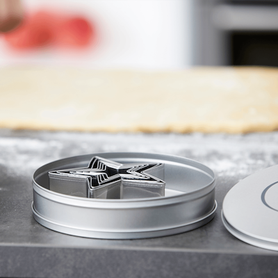 Blomsterbergs udstikkersæt stjerne stål 9 Stk.