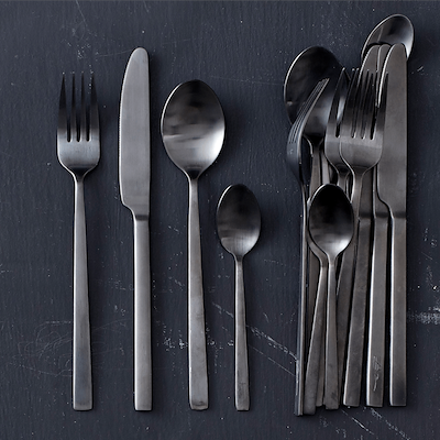 Bitz bestik sort 16 dele