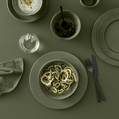 Bitz bestik sort 16 dele