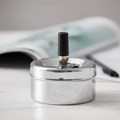 Funktion askebæger krom Ø9 cm