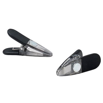 Tøj klemmer med magnet sort/transparent