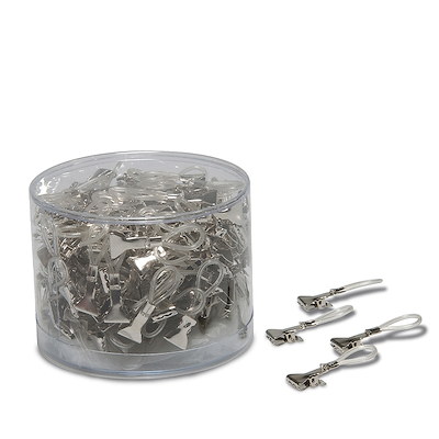 Funktion håndklædeclip stål 1 stk.