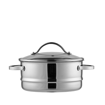 Funktion dampgryde stål farve 20 cm 2 liter