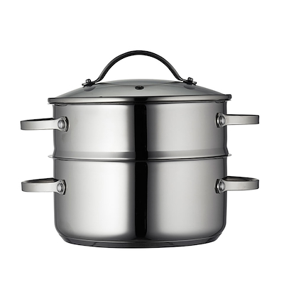 Funktion dampgryde stål farve 20 cm 2 liter