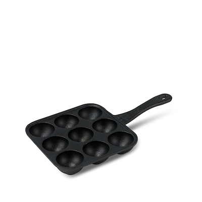 Holm æbleskivepande sort 33x19x4,6 cm