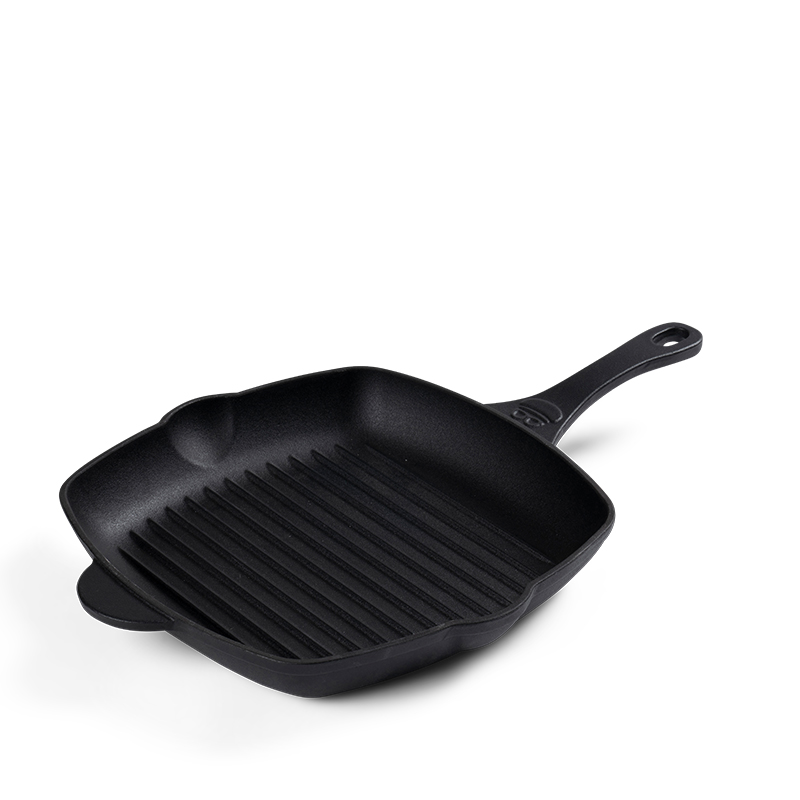 Holm grillpande støbejern 28 x 28 cm