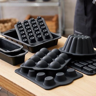 Blomsterbergs chokoladeform silikone grå