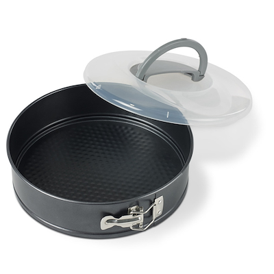 Funktion springform mørkegrå 26 cm med låg