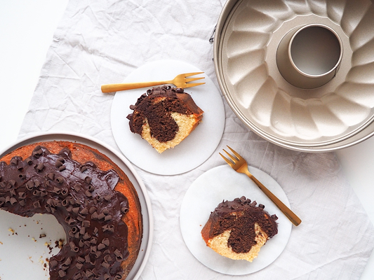 Aldente springform med to bunde guld 24 cm