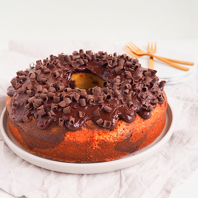 Aldente springform med to bunde guld 24 cm