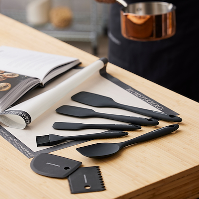 Blomsterbergs dejskraber grå silikone 31 cm