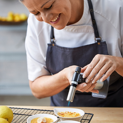 Blomsterbergs gasbrænder rustfrit stål