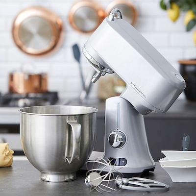 Blomsterbergs køkkenmaskine stål 1000 Watt