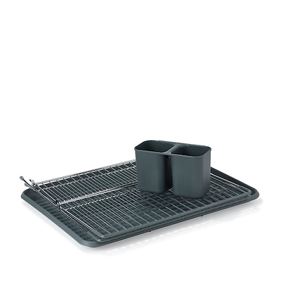 Funktion opvaskestativ grå 43x32x24.5 cm