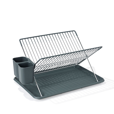 Funktion opvaskestativ grå 43x32x24.5 cm