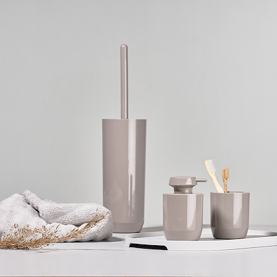 Zone Suii tandbørstekrus taupe 7,8 x 9 cm