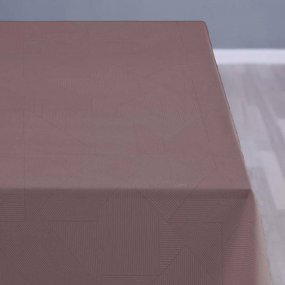Södahl damask dug complex 140x220 cm dusty berry