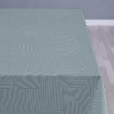 Södahl damask dug complex 140x270 cm teal