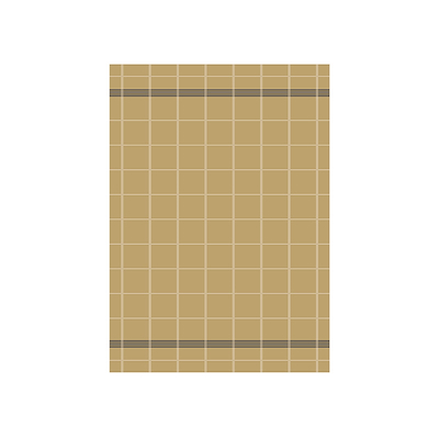 Södahl Minimal viskestykke gul 70x50 cm