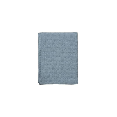 Södahl Deco Knit plaid 130x170 cm linen blue