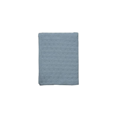 Södahl Deco Knit plaid 130x170 cm linen blue