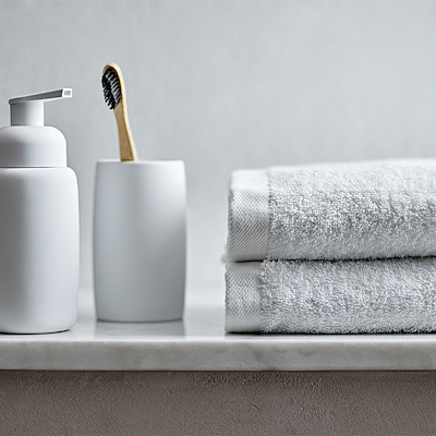 Södahl Comfort Organic Håndklæde Opti White 40x60 cm
