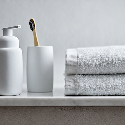 Södahl Organic Comfort håndklæde opti white 70x140 cm