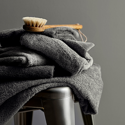 Södahl Comfort Organic håndklæde Grey 40x60 cm