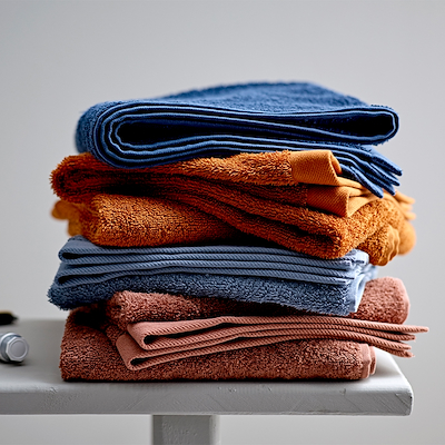 Södahl Organic Comfort håndklæde china blue 40x60 cm