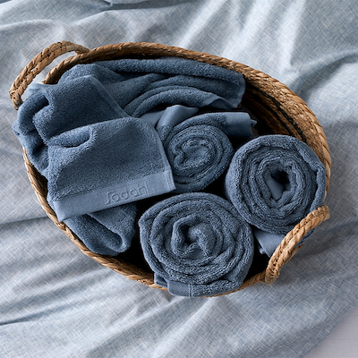 Södahl Comfort Organic Håndklæde China Blue 70x140 cm