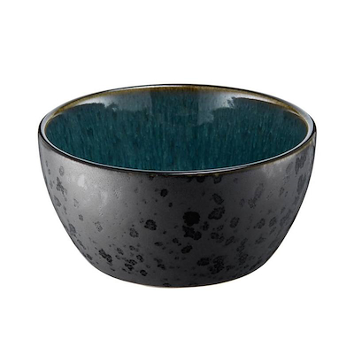 Bitz stentøjsskål sort/grøn 12 cm