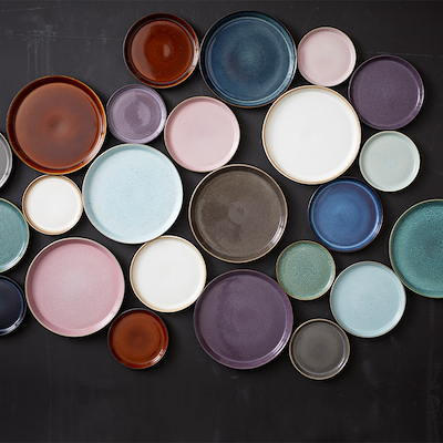 Bitz Gastro flad tallerken grå 21 cm