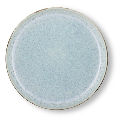 Bitz Gastro flad tallerken grå/lyseblå 21 cm
