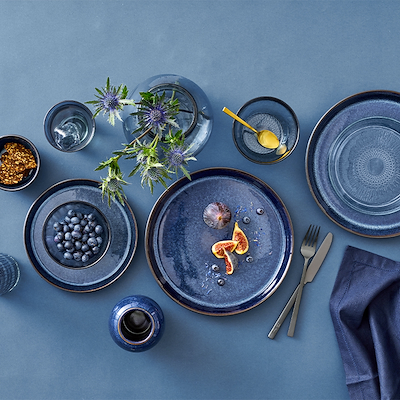 Bitz Gastro tallerken mørkeblå 21 cm