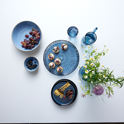 Bitz Gastro tallerken mørkeblå 21 cm