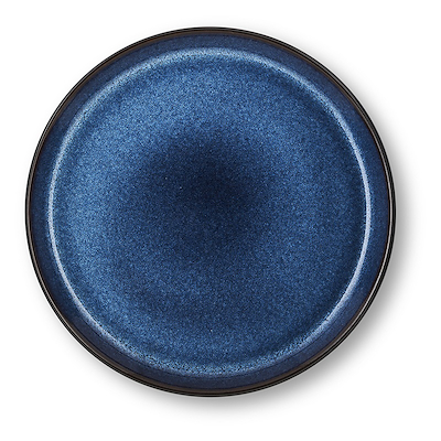 Bitz Gastro flad tallerken sort/mørkeblå 21 cm