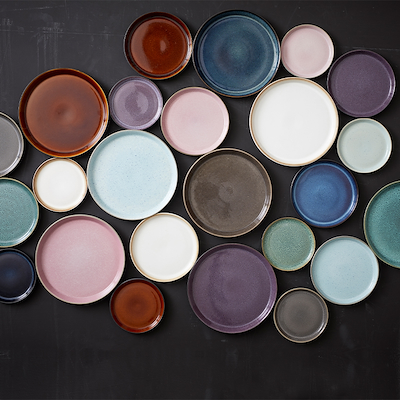 Bitz Gastro tallerken mørkegrøn 21 cm