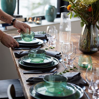 Bitz Gastro tallerken mørkegrøn 21 cm